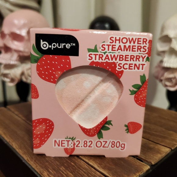 2/$6 B•Pure Shower Steamers Strawberry Scented - Picture 4 of 5
